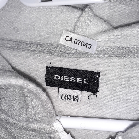 Diesel Zip Up Hood - Boys 14/16 - Picture 2 of 8
